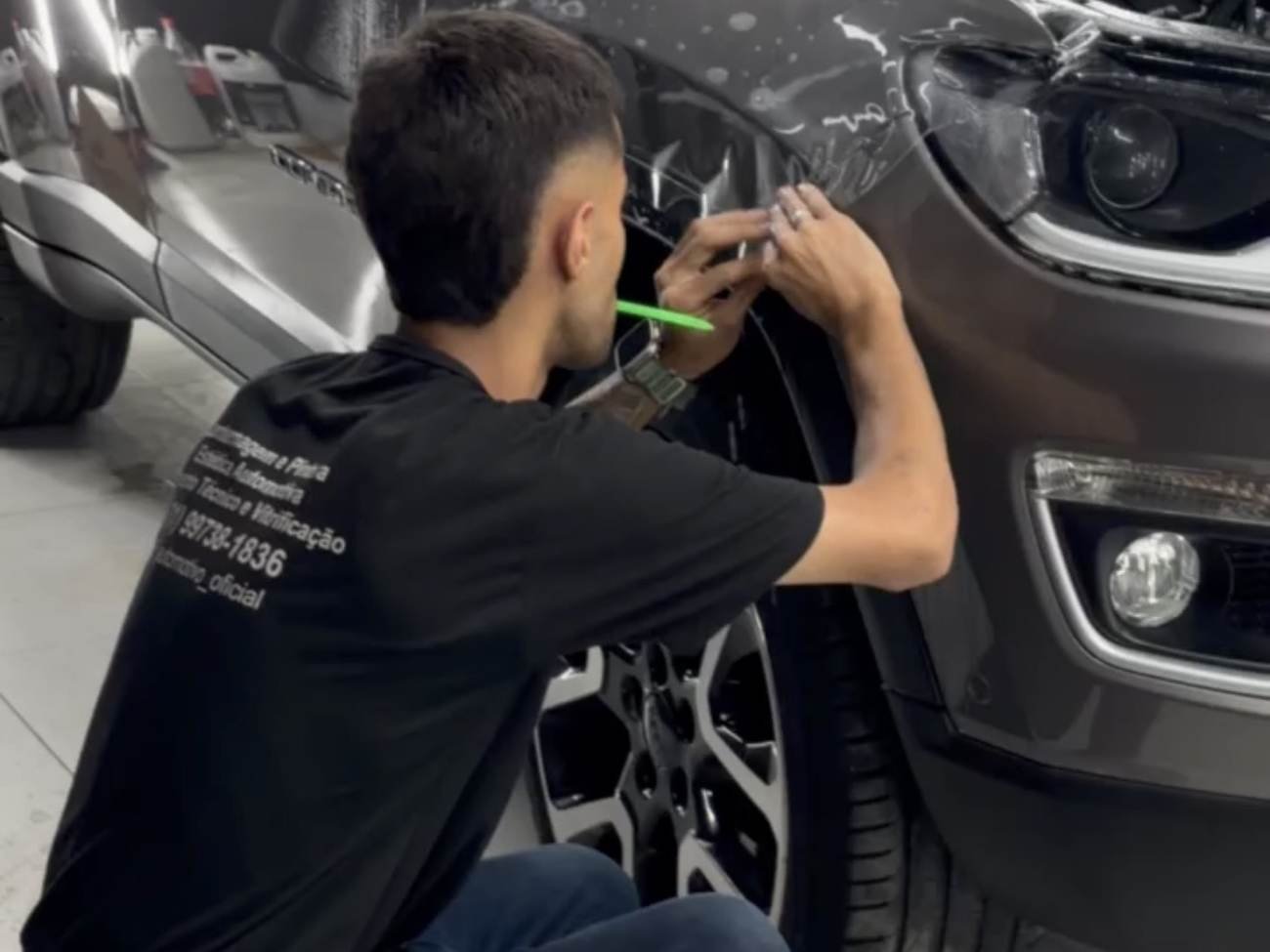 Aplicação de PPF em SUV na Garage FK